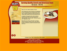 Tablet Screenshot of hubsrestaurant.com